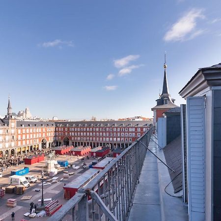 Historic Penthouse Plaza Mayor In Madrid Kültér fotó